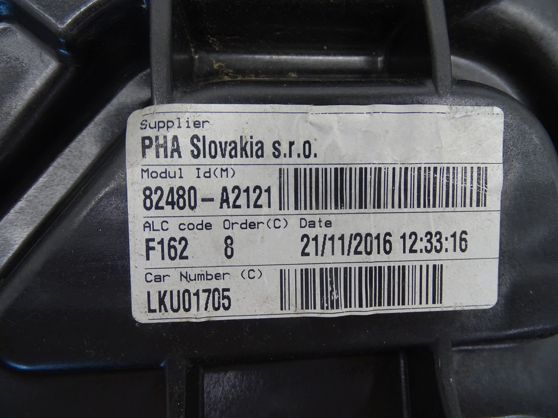 window regulator right front KIA CEED II 82480-A2121