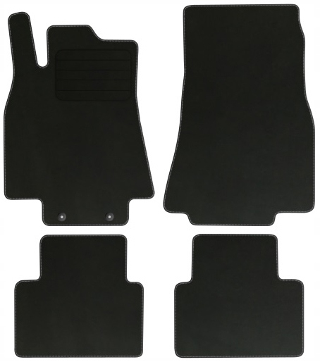MERCEDES A W169 велюровые коврики черный комфорт