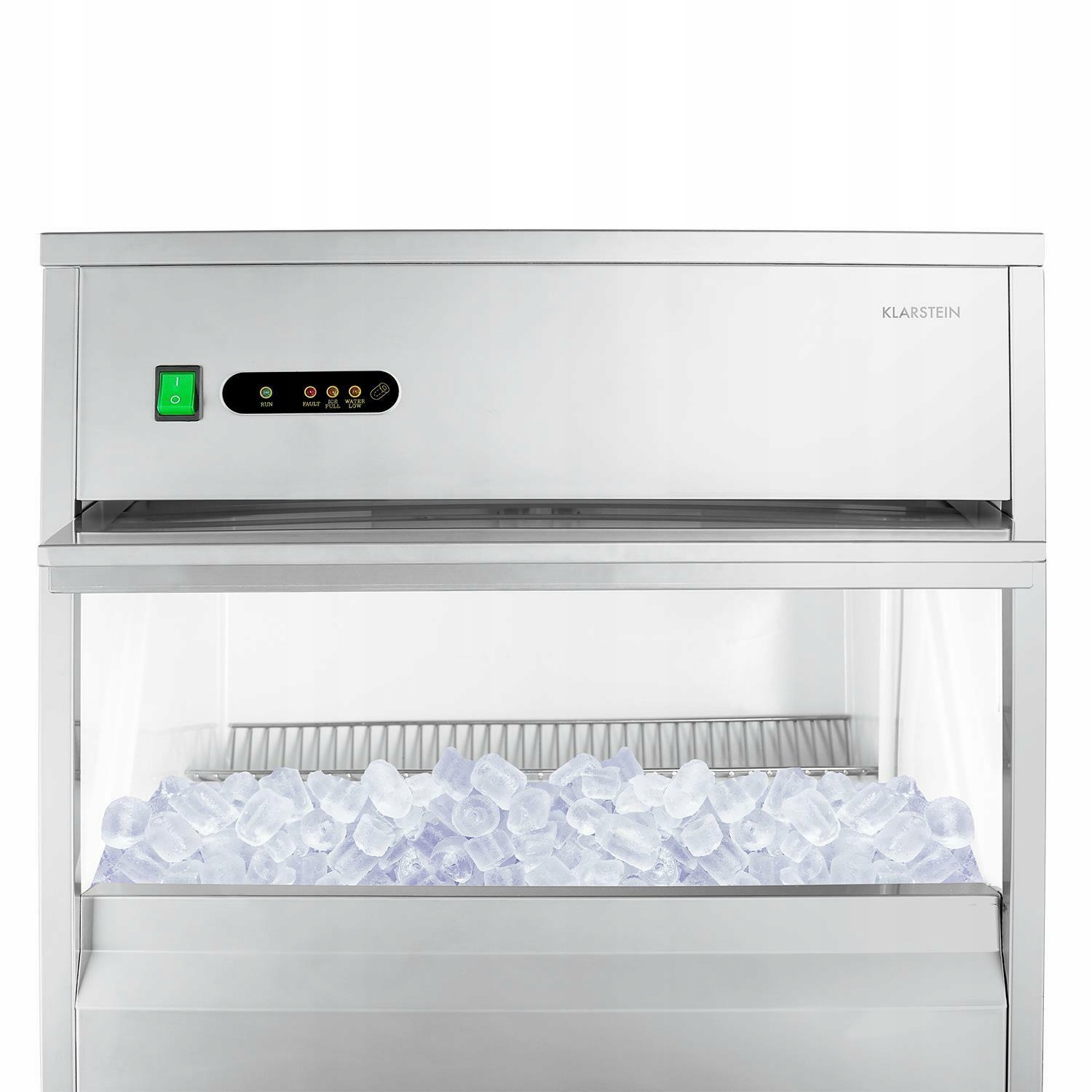 MASZYNA DO KOSTEK LODU KOSTKARKA PRZEMYSŁOWA 380W CICHA WYDAJNA 50kg/dzień Model Powericer XXXL Kostkarka