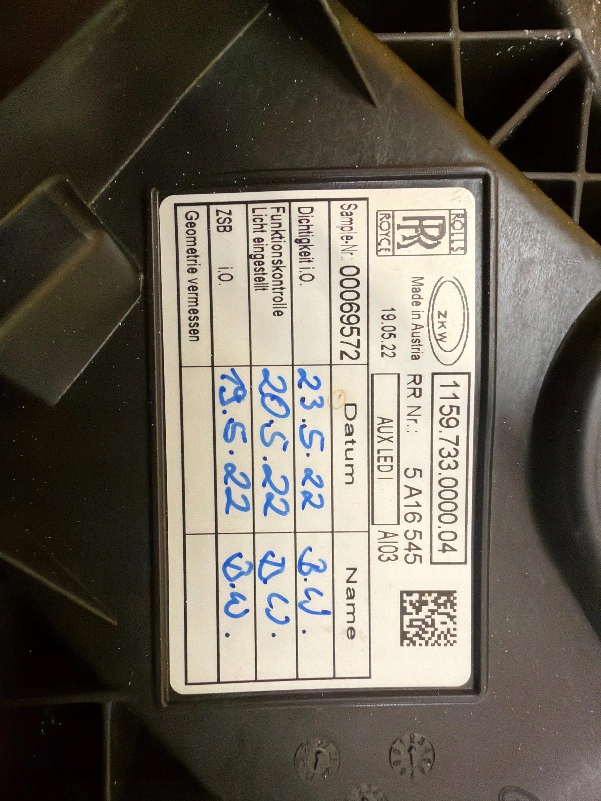 Svetlo ľavá pravá predná hornÝ Rolls Royce Spectre Led DRL 2024 5A16545 5A