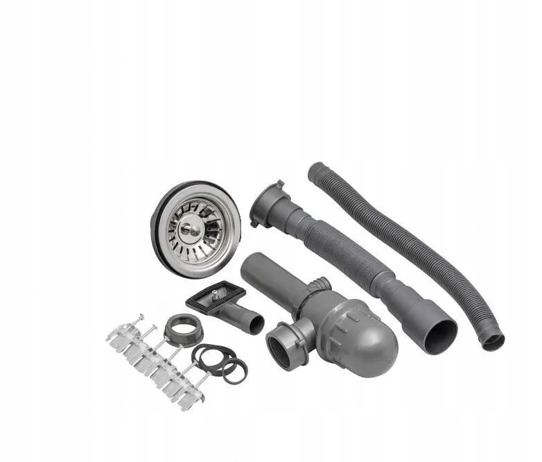 Zlewozmywak Stalowy Satyna 66x42x16 Powłoka+Syfon Materiał wykonania stal