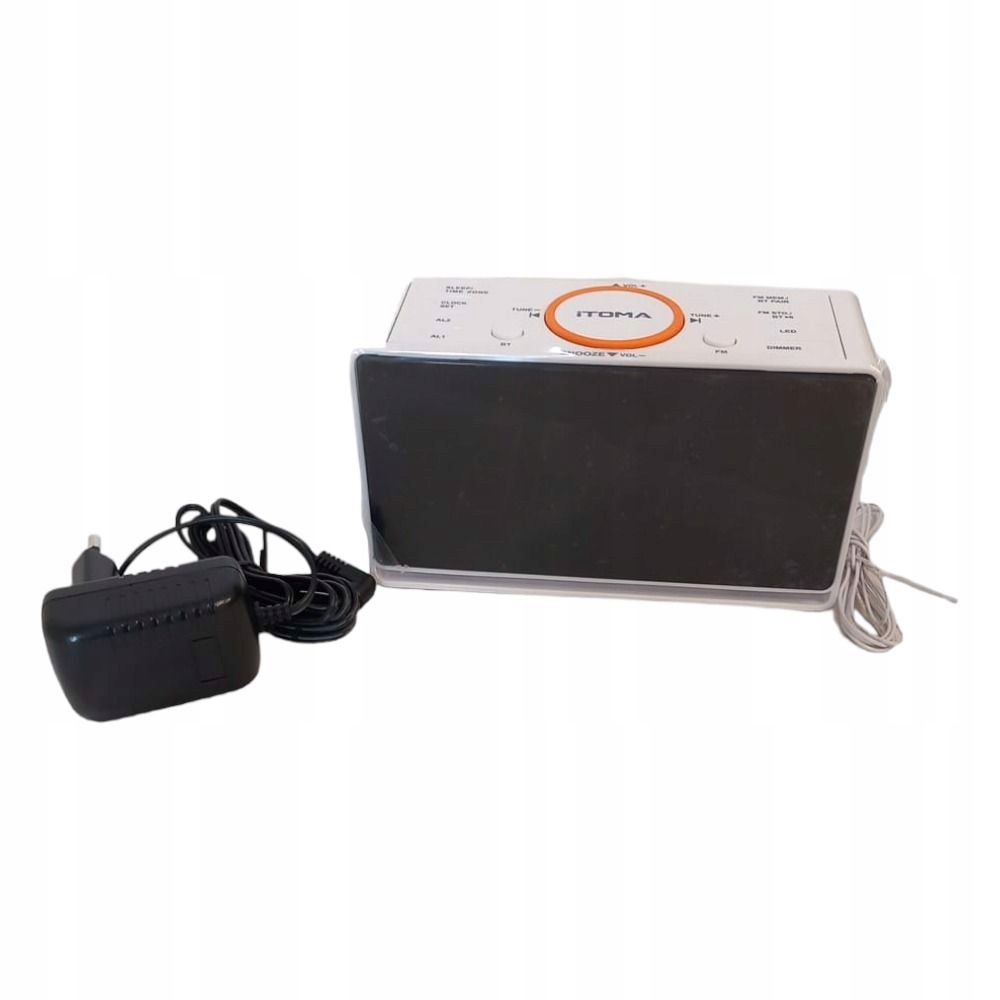 Zegar Budzik Radio Cyfrowe Z Funkcją Ściemniania Marka iTOMA