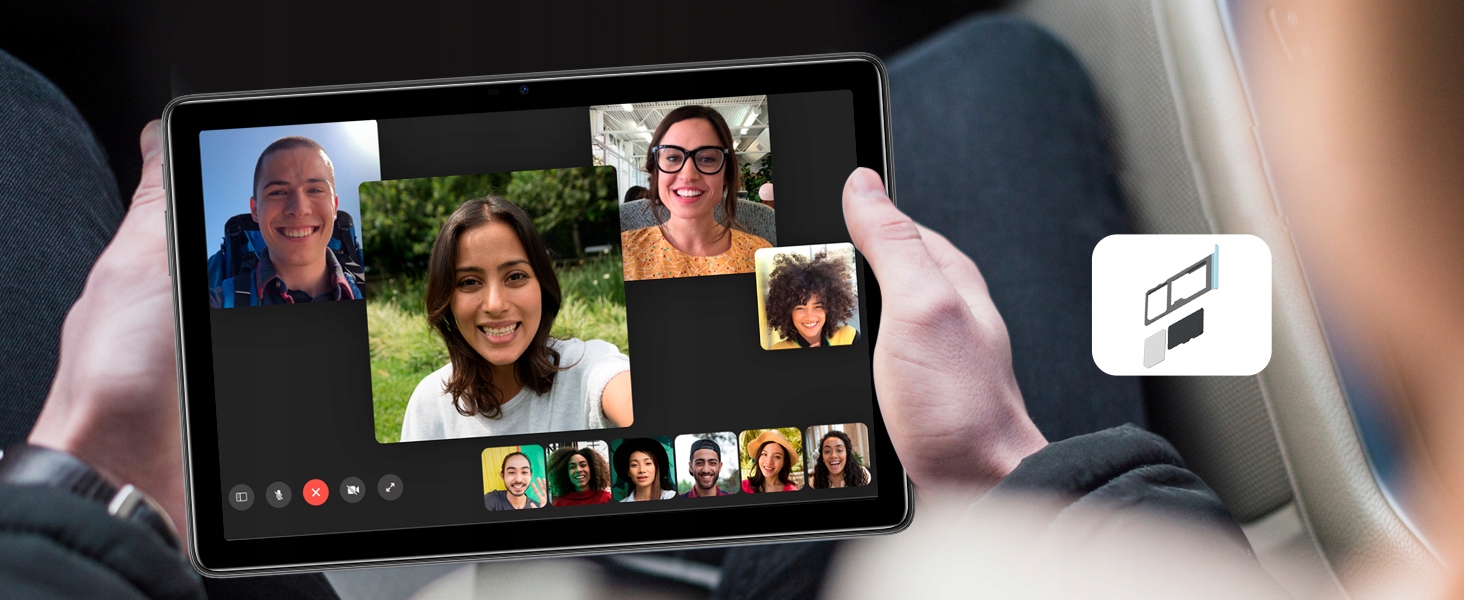 DOOGEE T10S Tab 11/128GB 10.1"Tablet 6600mAh SIM 5G WIFI GPS 1TB Android 14 Model tabletu T10S