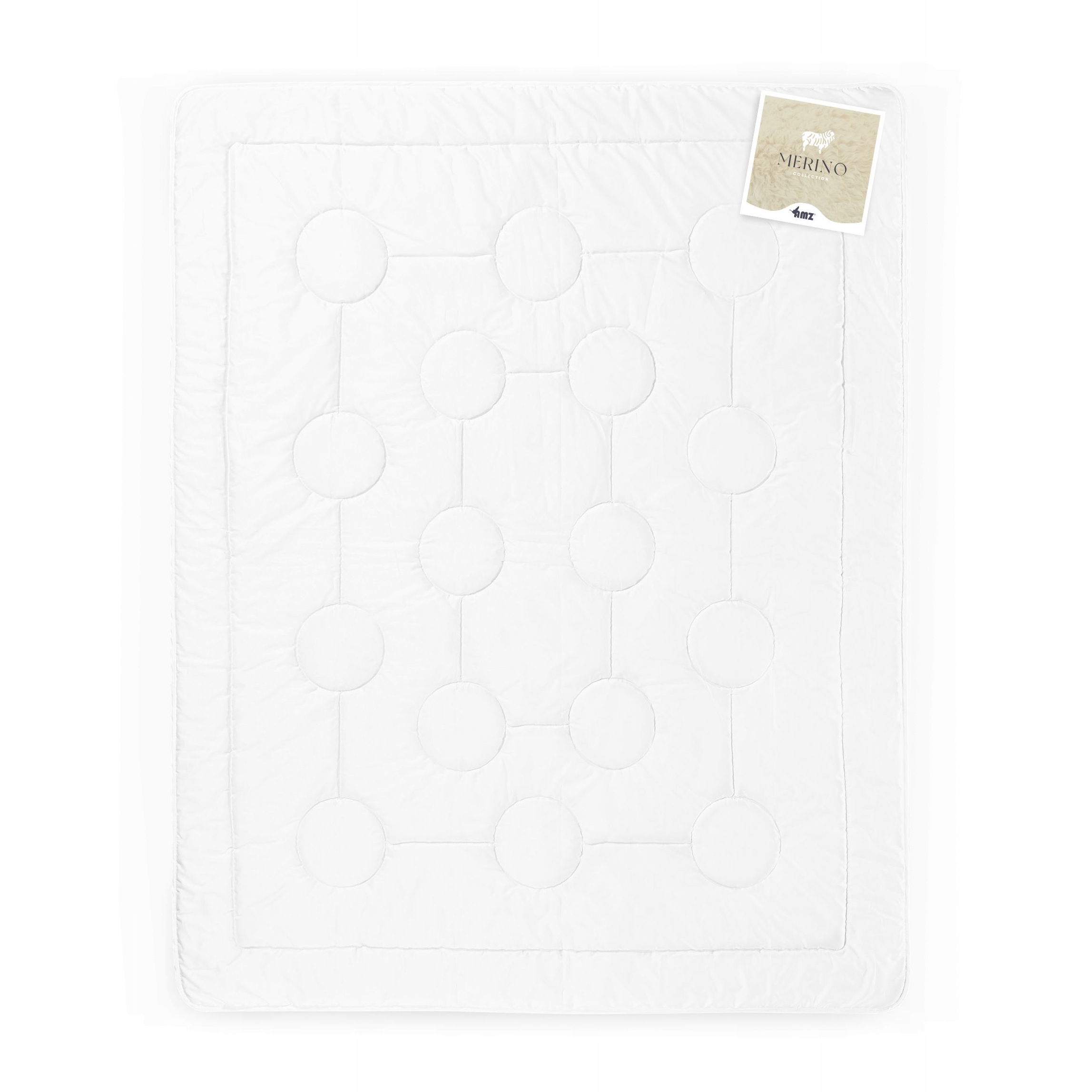 Vlnená prikrývka Merino Amz letná prírodná hypoalergénna 200x220