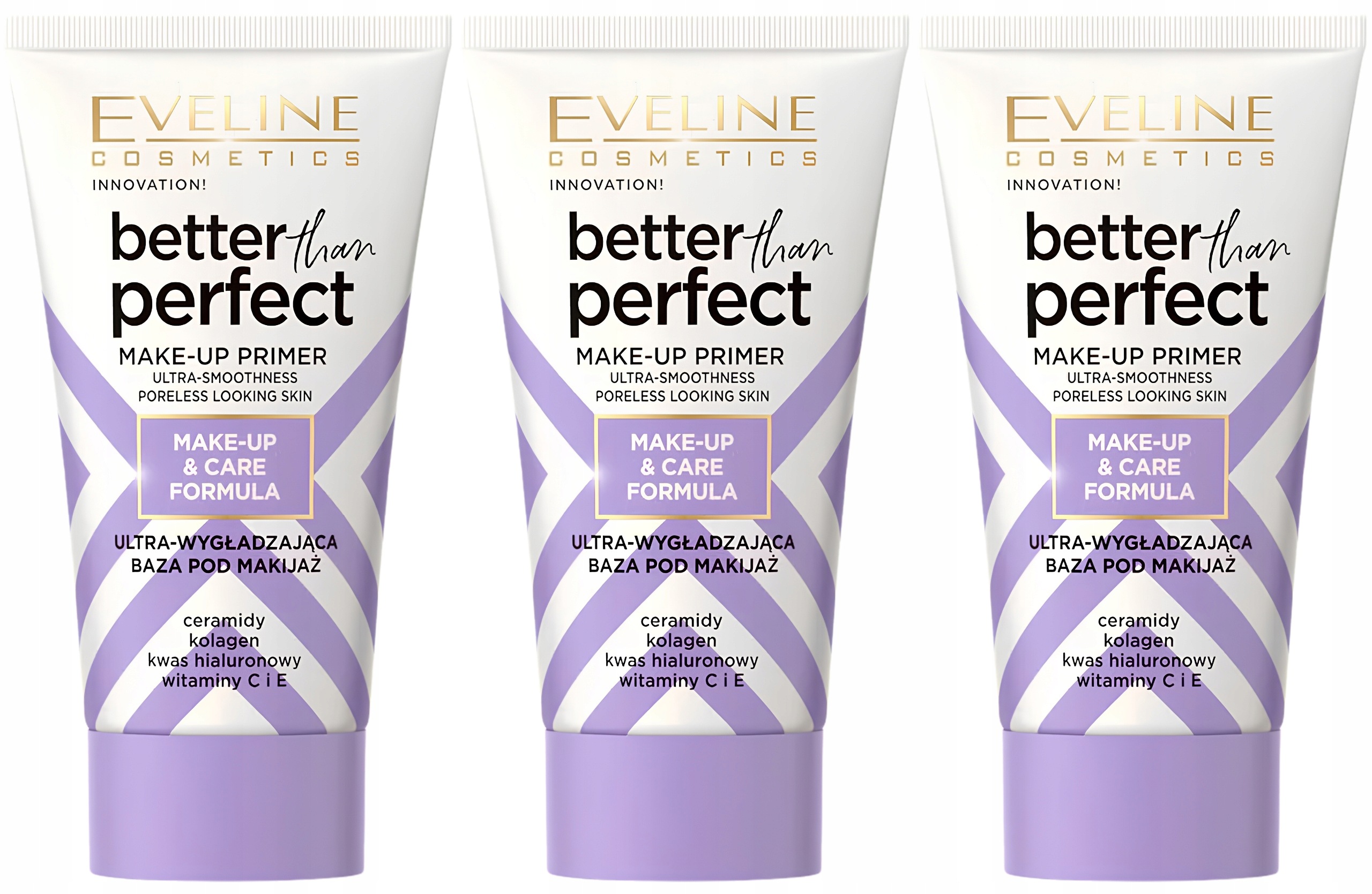 3 x Eveline Better Than Perfect Primer Ultra- Wygładzający, Eveline