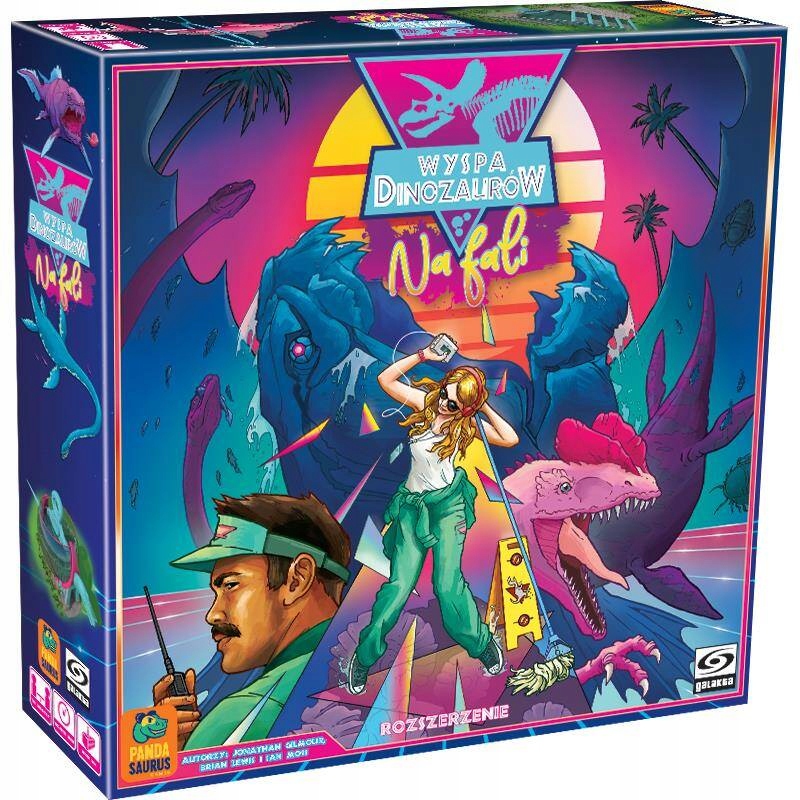 Wyspa Dinozaurów Na Fali gra planszowa Galakta Dodatek Rozszerzenie