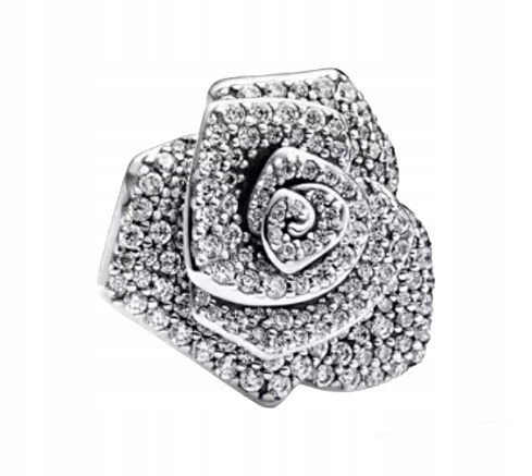 Stříbrný přívěsek Ag 925 růže s zirkony IM0340724CH