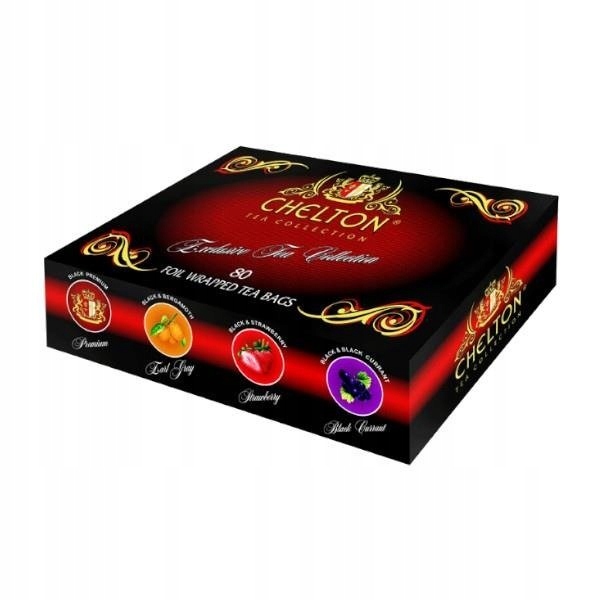 Zestaw herbat Chelton Exclusive Tea Collection 80 szt. • Opinie - Allegro