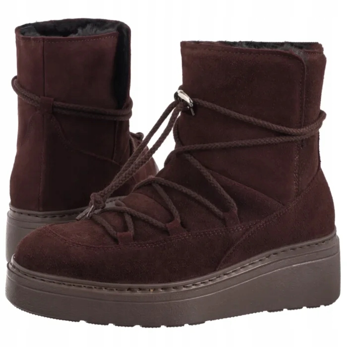 Dámské Kožené Sněhule Ryłko Hnědé 2CVI1___ _8TZ Brown