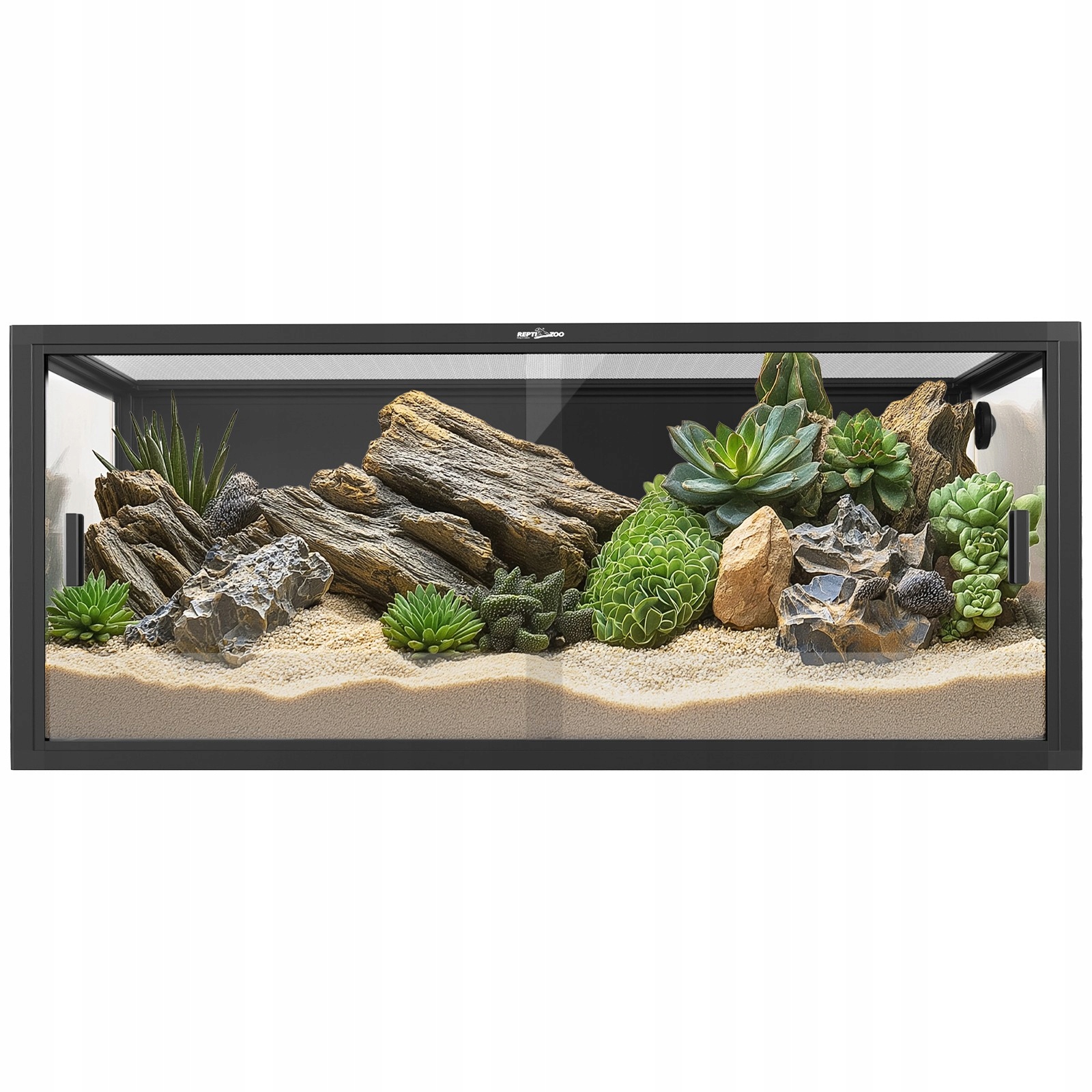 Przestronne Terrarium 120X60X45 Z Wentylacją Trwałe Bezpieczne Nowoczesne