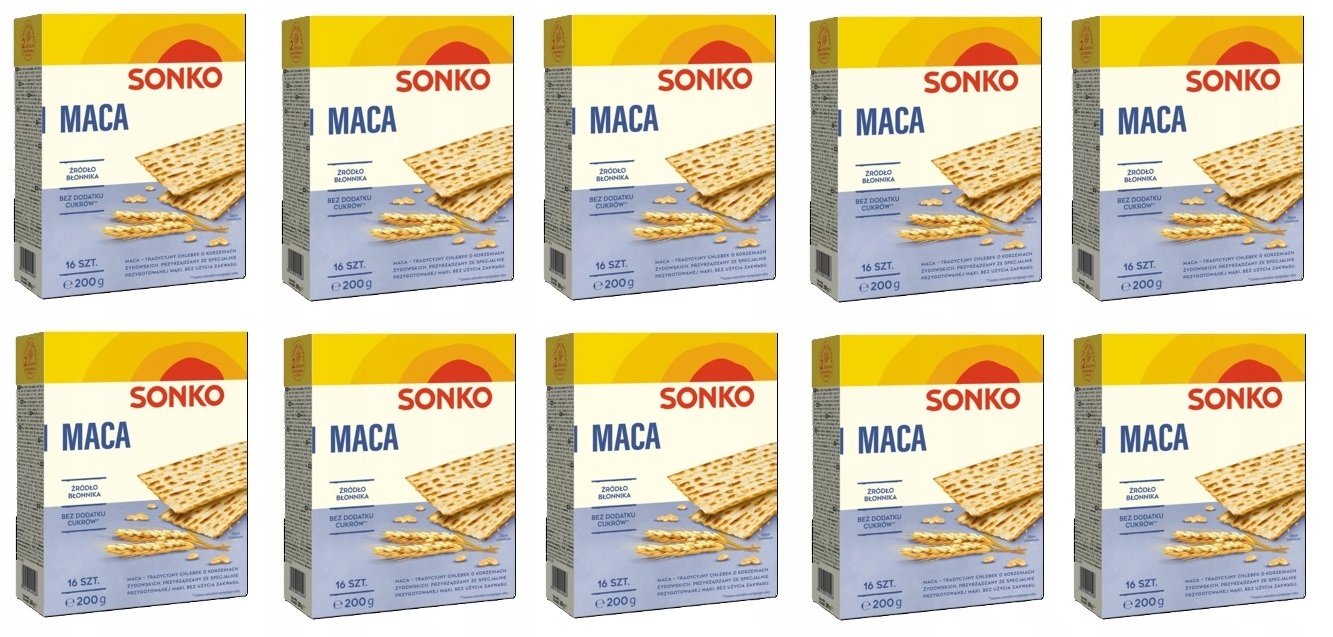 Levně 10 x 200 g Sonko Maca Karton