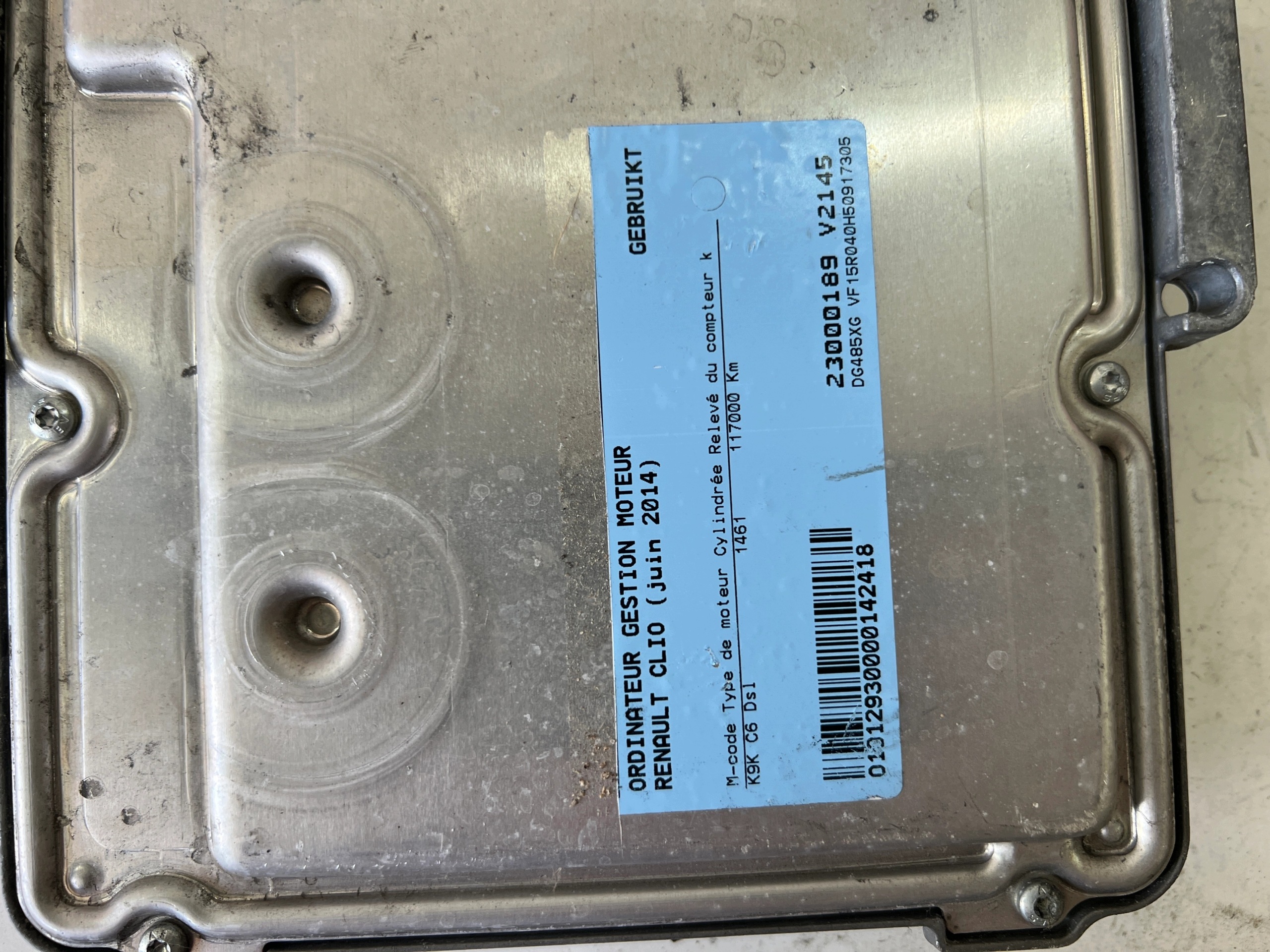 RENAULT CLIO 1.5 DCI 0281030439 237102213R 237104128R computer Originale
