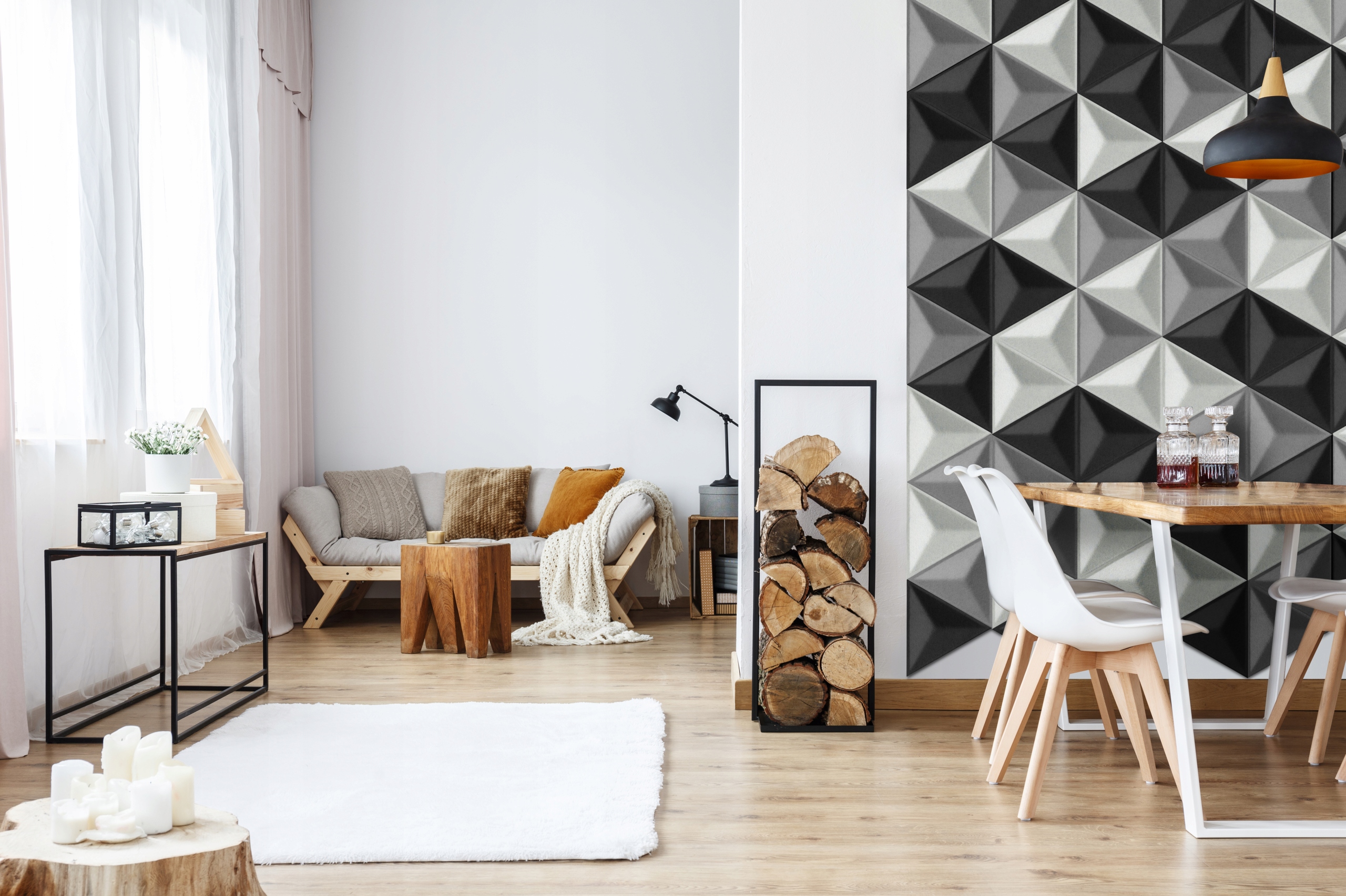 PANELE ŚCIENNE FILCOWE TRÓJKĄT 30X26 ECO SOFT Kod producenta tr3026