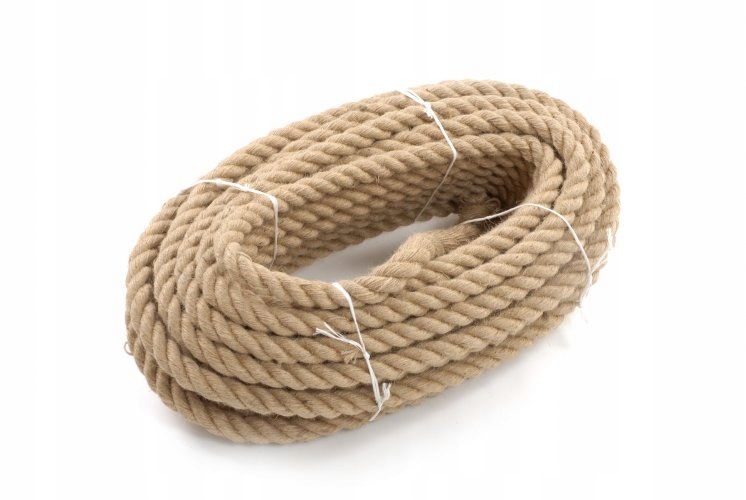 Jutová šňůra konopná šňůra fi 16 mm 30 m