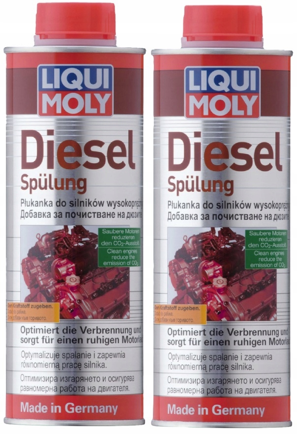 Komplet 2X Liqui Moly Diesel Spulung LM2666 Czyści Wtryski Wtryskiwacze