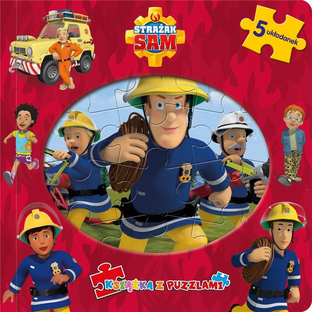 

Strażak Sam. Książka z puzzlami