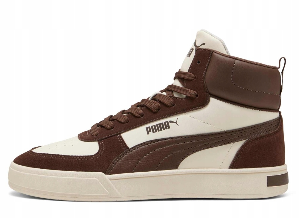 Buty Puma Caven MID Sd męskie beżowe brązowe wysokie za kostkę 46