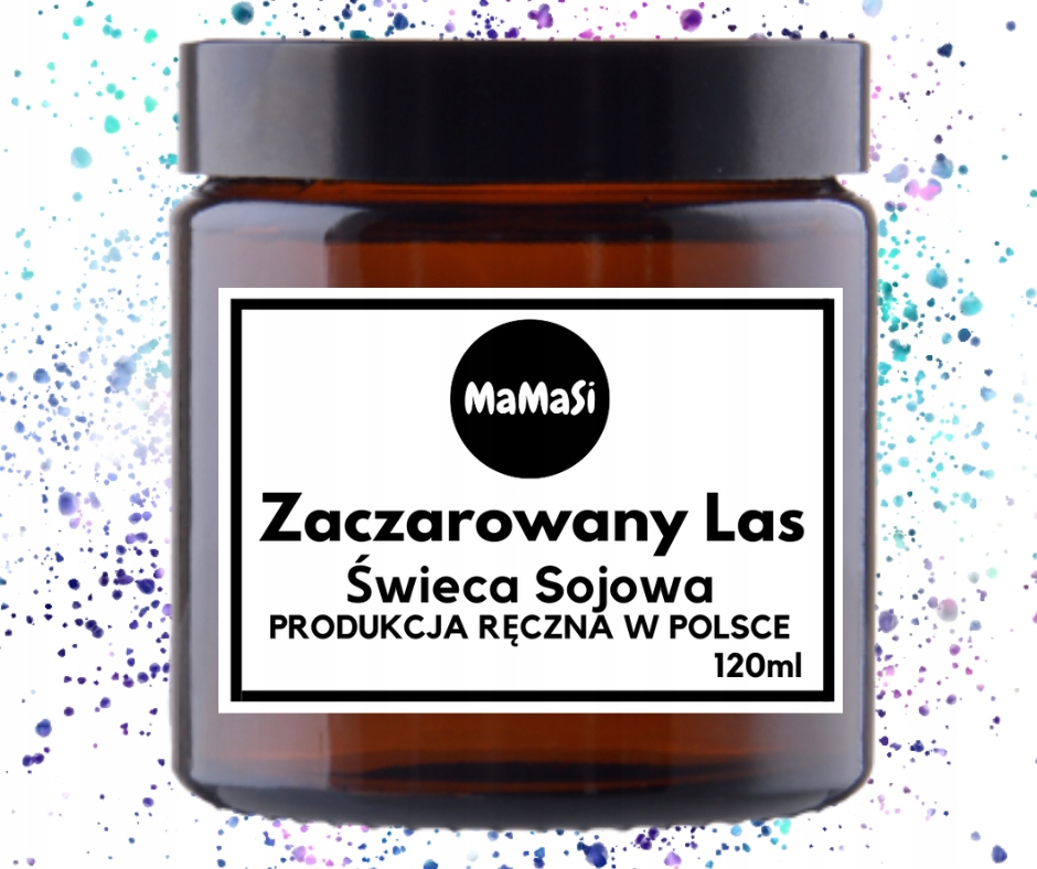 

Zaczarowany Las 120ML Świeca , Świeczka Sojowa Za