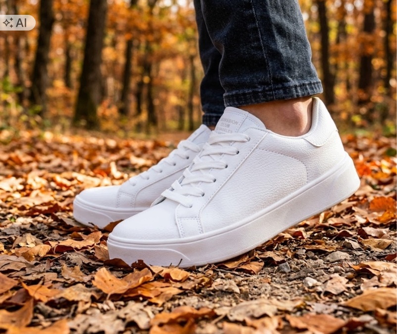 American Club 84-22 Półbuty Sneakersy Trampki Białe r.39