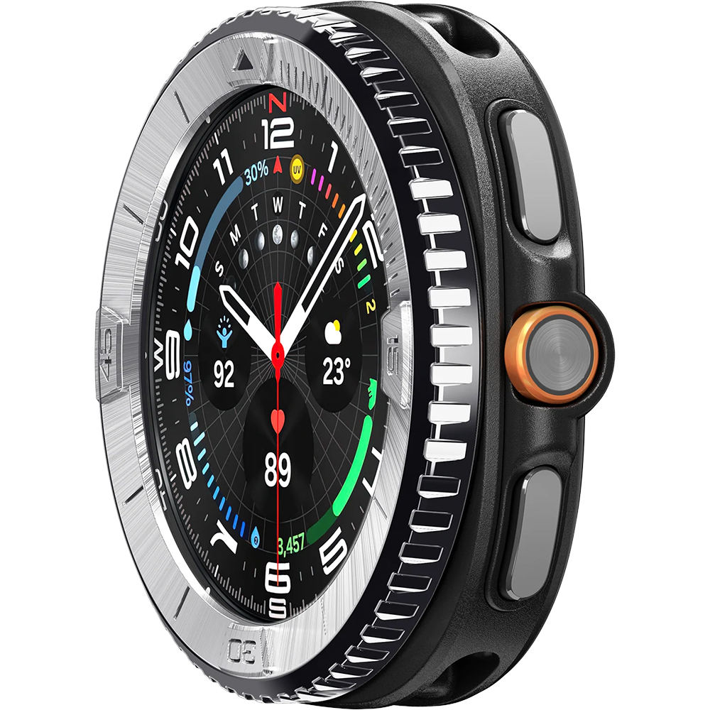 Ochronna ramka bezel do Galaxy Watch 8 Classic 46mm Spigen na zegarek mocna