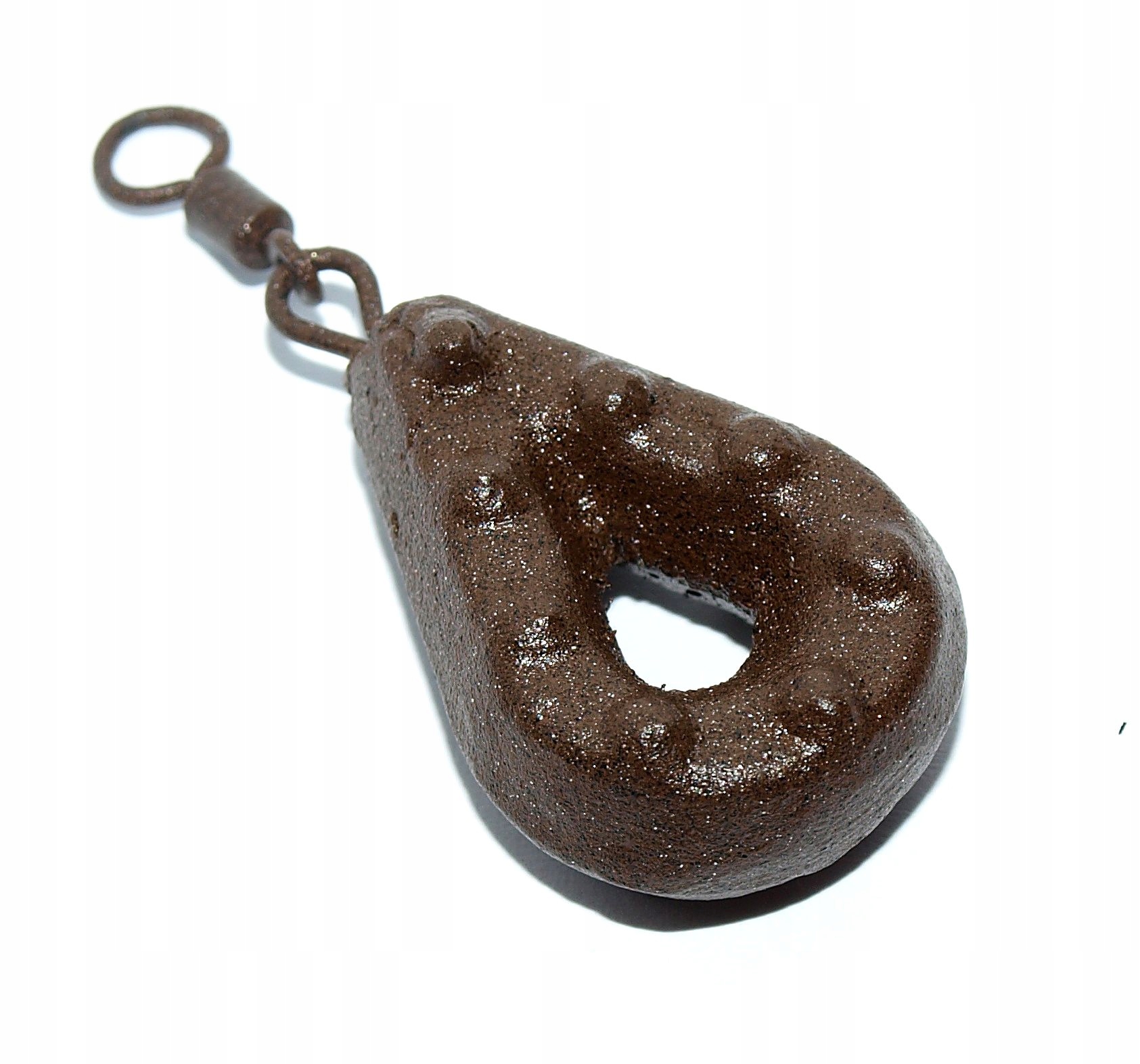 

Ciężarek karpiowy 50g, z krętlikiem, na rzekę