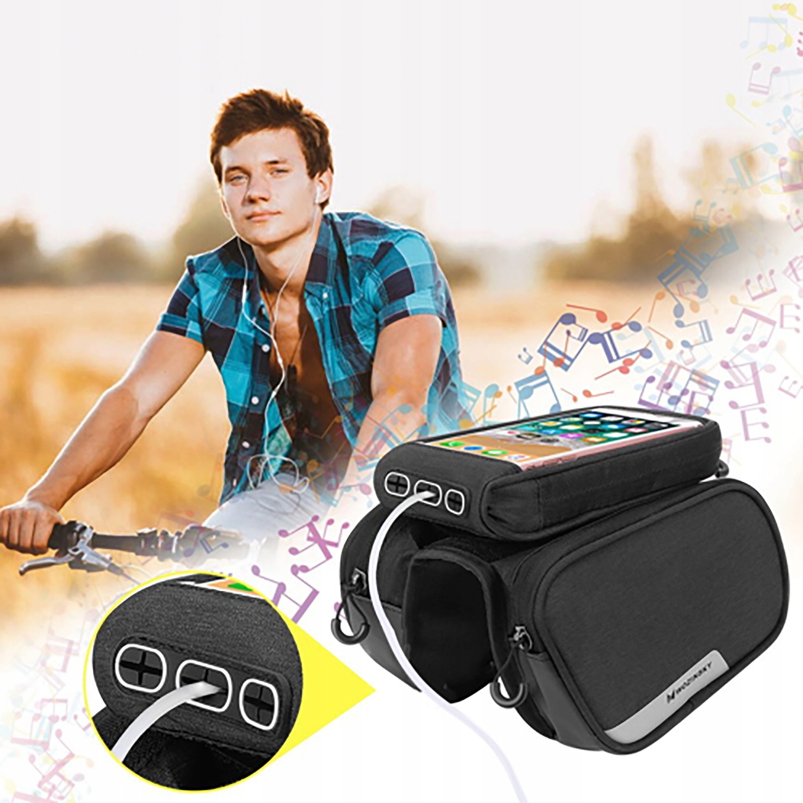 Uchwyt ROWEROWY DO IPHONE 6 8 X XR XS 11 Marka Inna