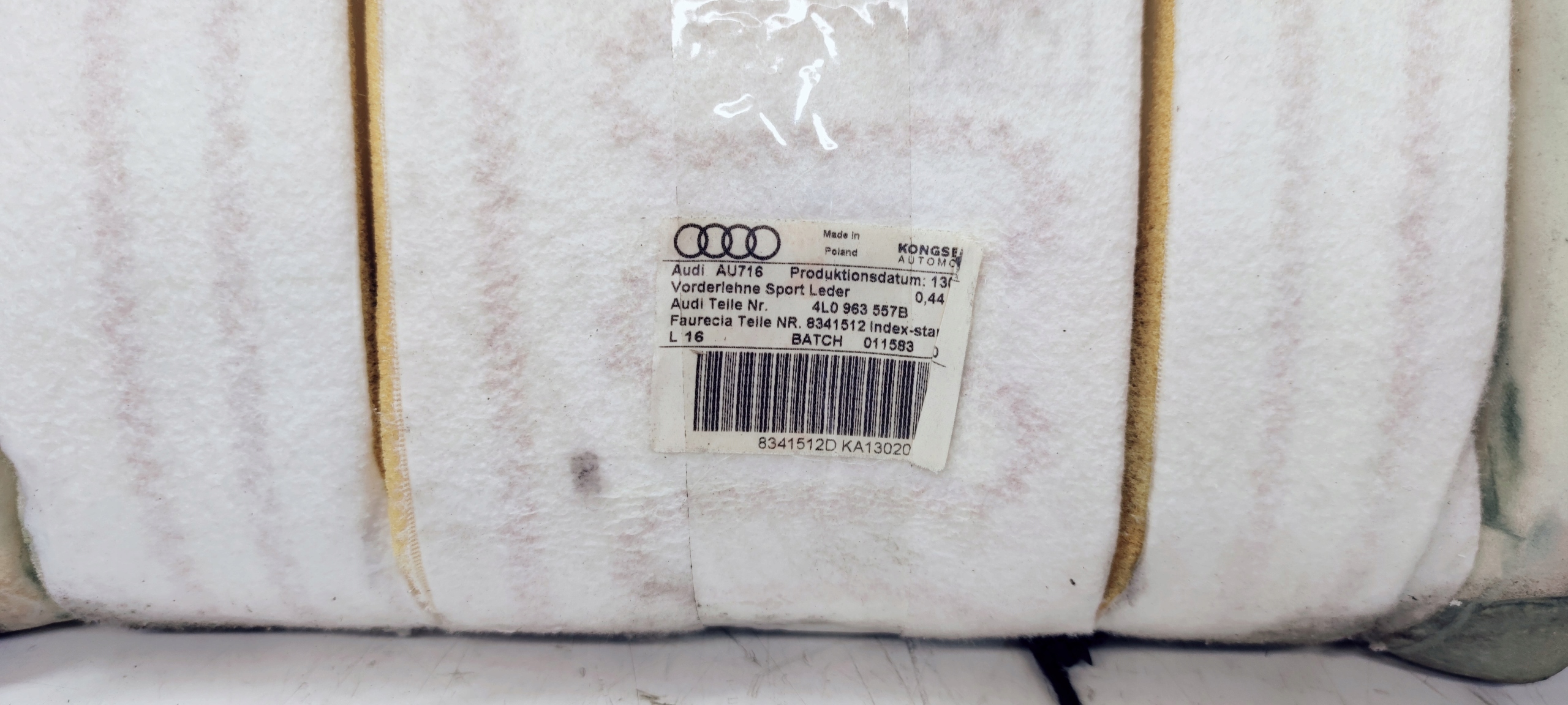 MATA GRZEWCZA SITZ GORA AUDI Q7 4L 4L0963557B