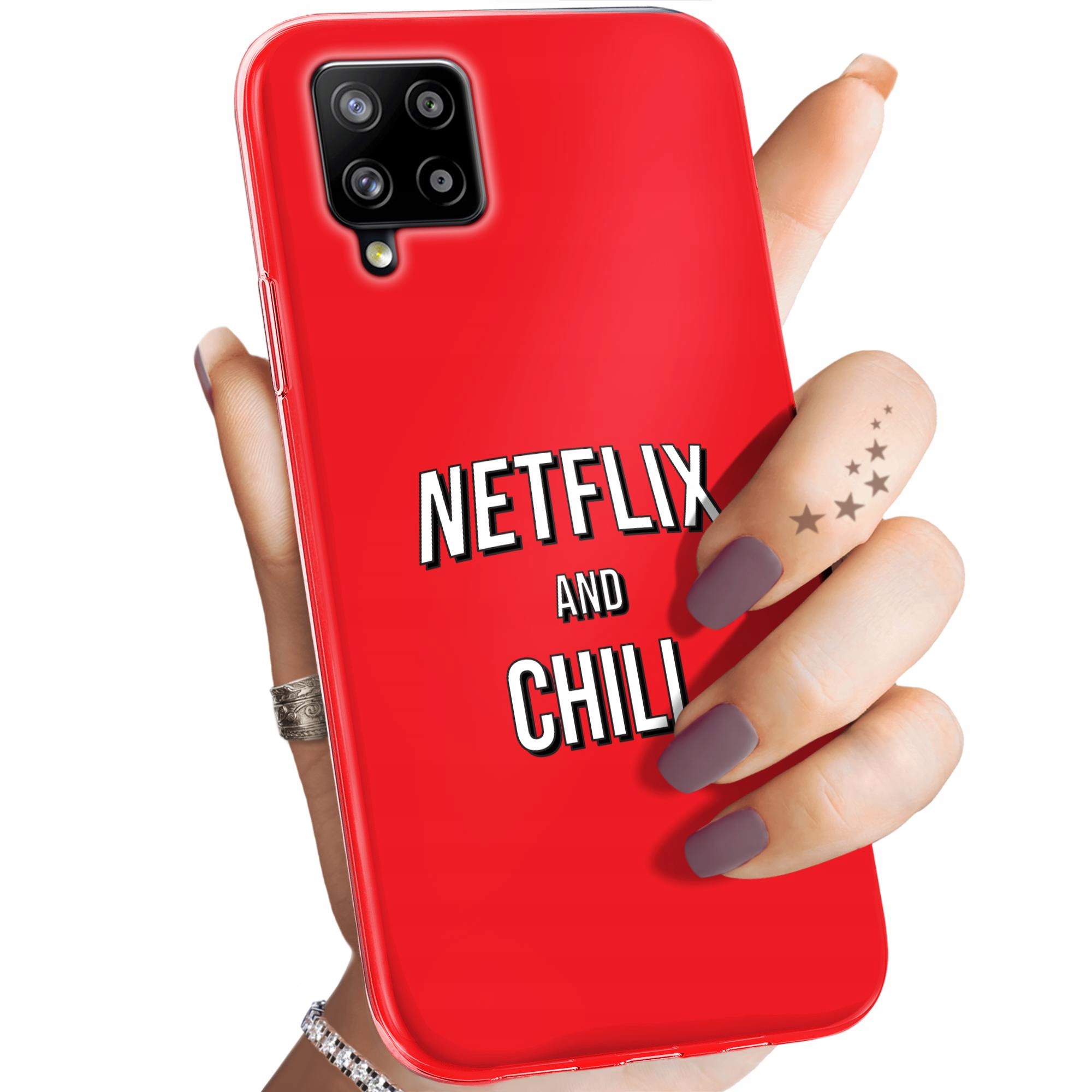 Etui Do Samsung A42 5G Netflix Seriale Filmy Kino Obudowa Pokrowiec