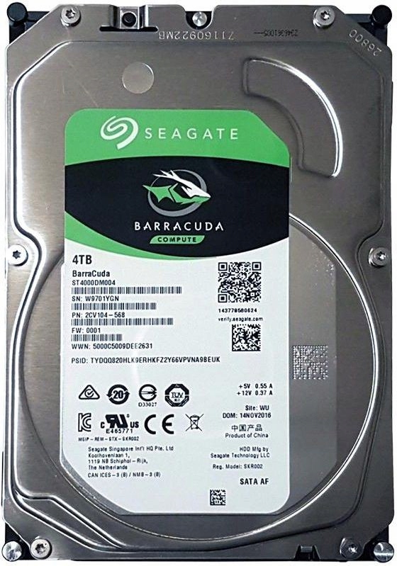 

Hdd Seagate BarraCuda 4TB 3,5'' 256 ST4000DM004