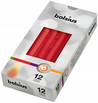 

Bolsius Świeca stołowa Szpica 245/24 Czerwona A'12