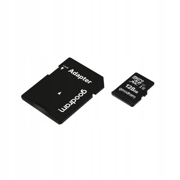 Karta pam MicroSD 128GB GOODRAM + adapter class 10 Dołączony adapter tak