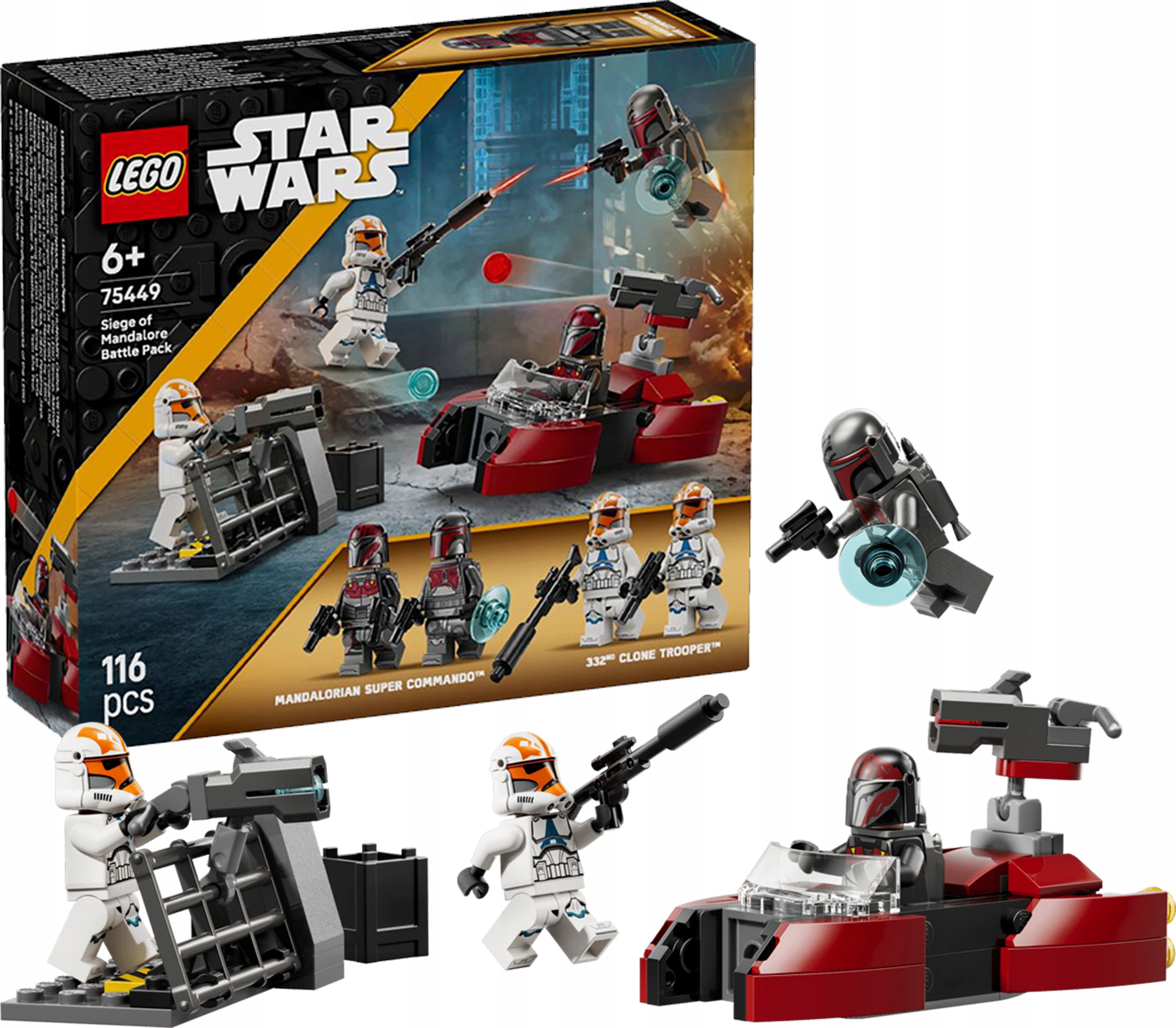 Lego Star Wars Obléhání Mandalory Bojová sada – 75449