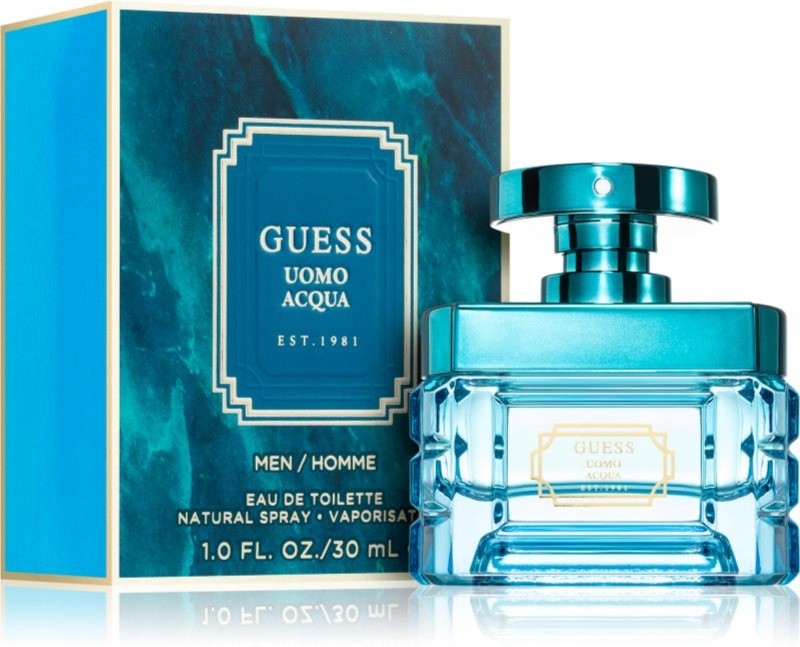 GUESS UOMO ACQUA WODA TOALETOWA 30ML DLA MĘŻCZYZN