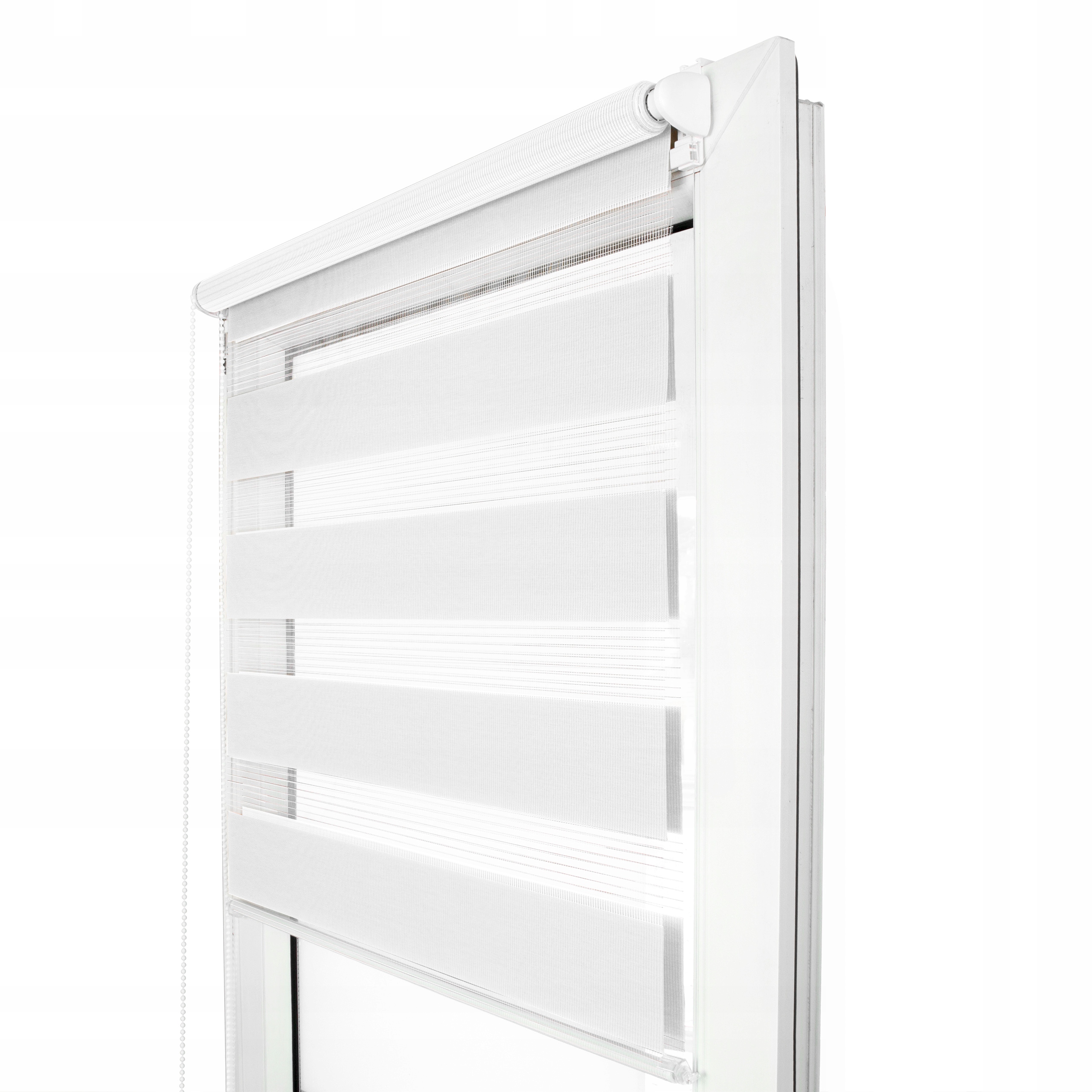 

Roleta Biała Dzień-Noc Plisowana Żaluzja 80x150