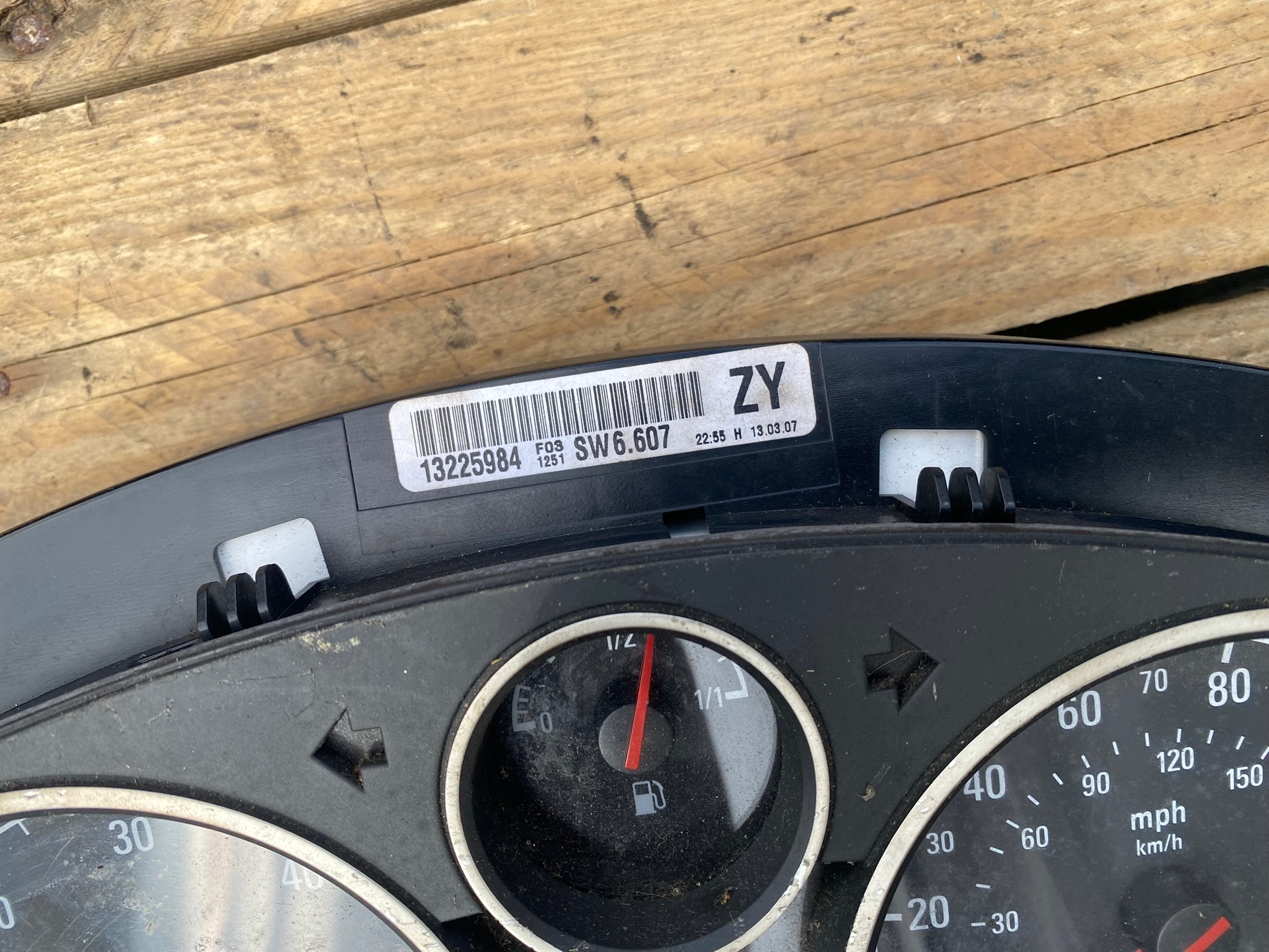 dials dials Opel Astra H Zafira B anglik 13225984