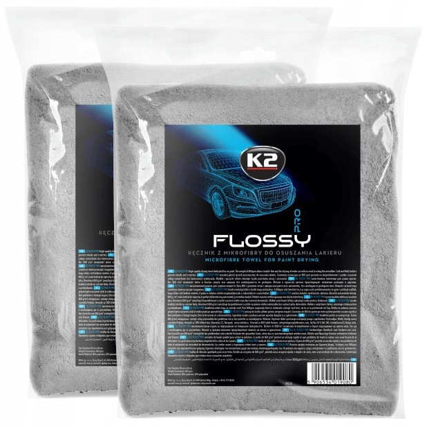 

Zestaw 2 X K2 Flossy Pro Ręcznik Do Osuszania Auta
