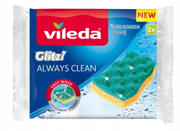 

Vileda Glitzi Always Clean zmywak kuchenny 2 szt.