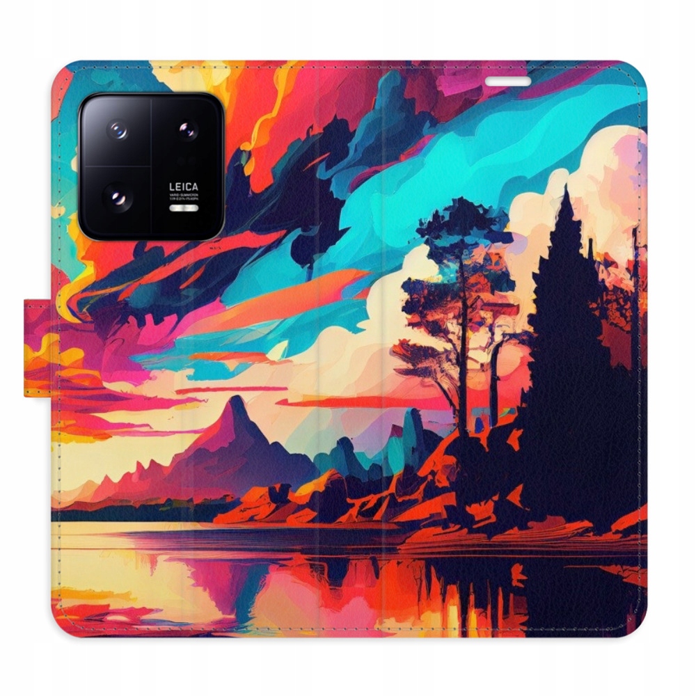 Etui z klapką iSaprio Colorful Mountains 02 do Xiaomi 13 Pro