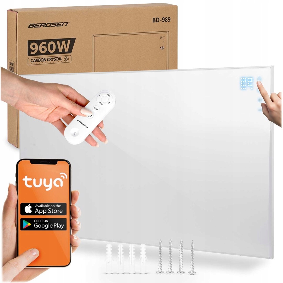 Infračervený ohrievač žiarič 960 W Berdsen BD-989 diaľkový ovládač