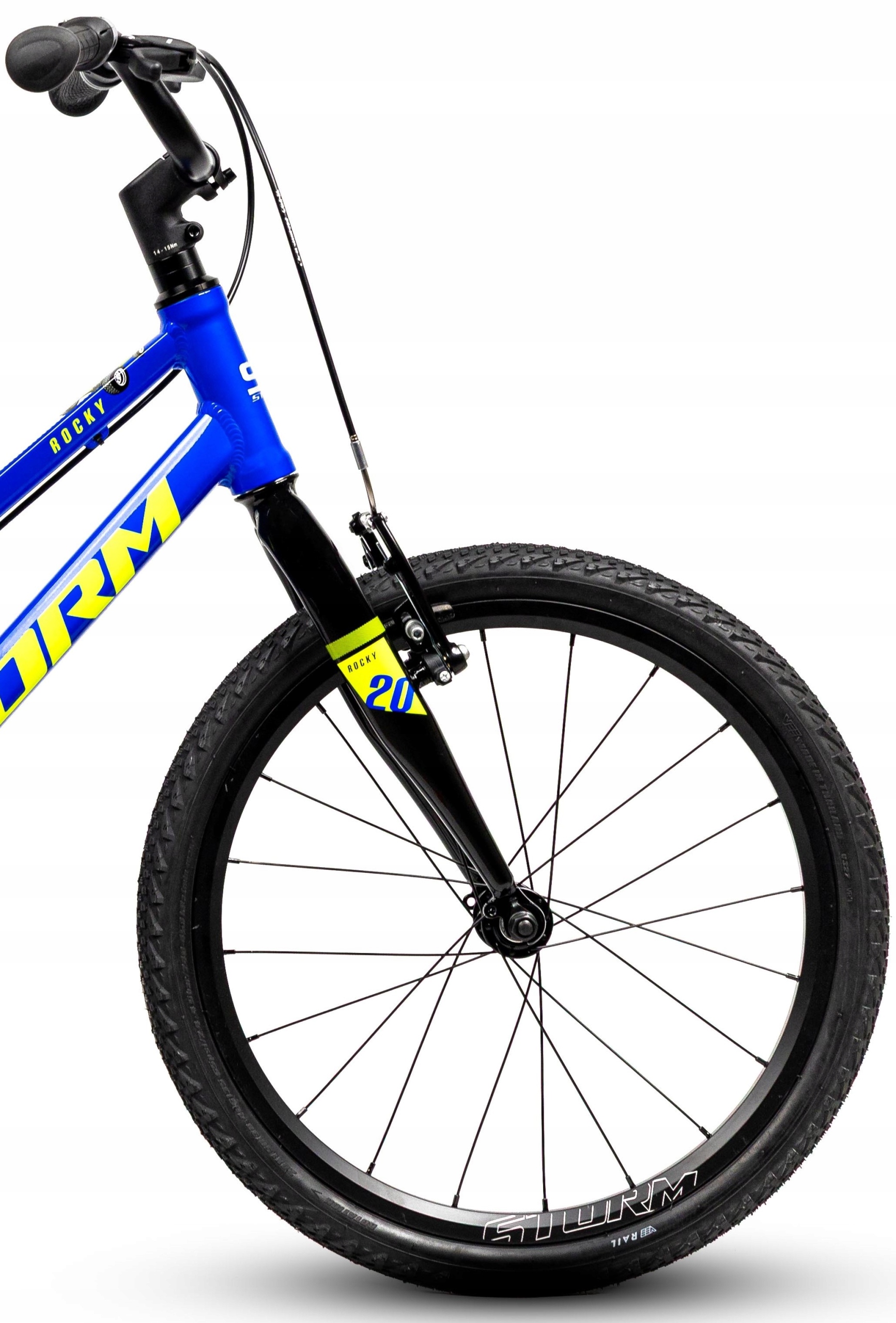 ROWER DZIECIĘCY 20 cali STORM ROCKY LIGHT lekki 7,6 KG niebieski Rozmiar ramy mniejsza