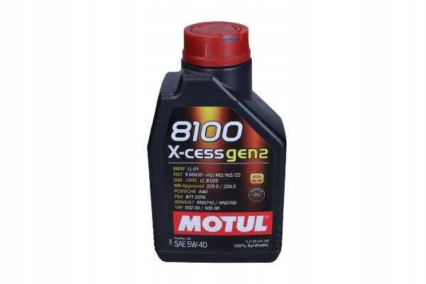 Olej silnikowy Motul 8100 X-cess Gen2 5W-40 1L