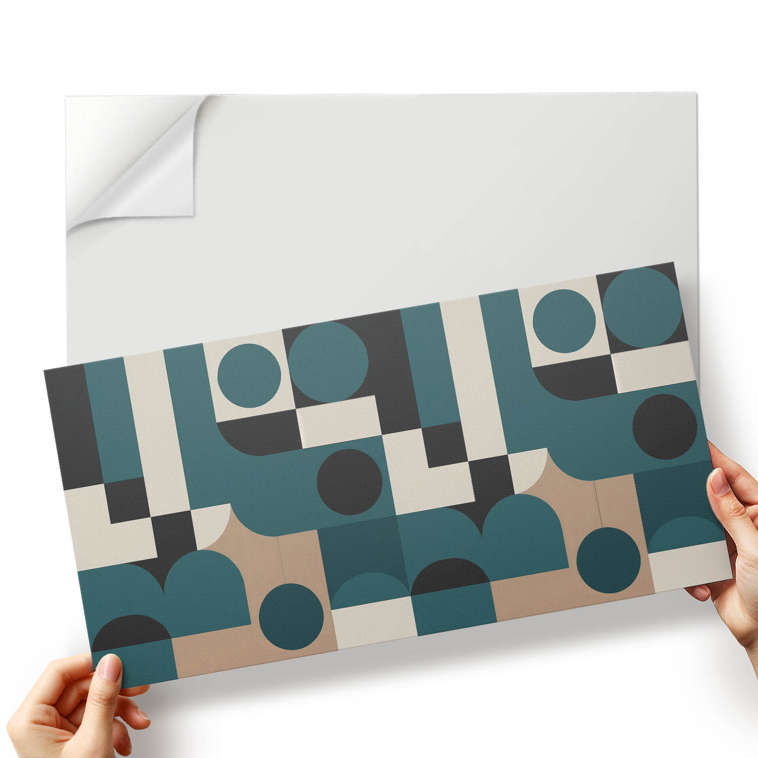 Vinylové dlaždice Abstraktní formy s unikátními tvary 10x40x20 cm