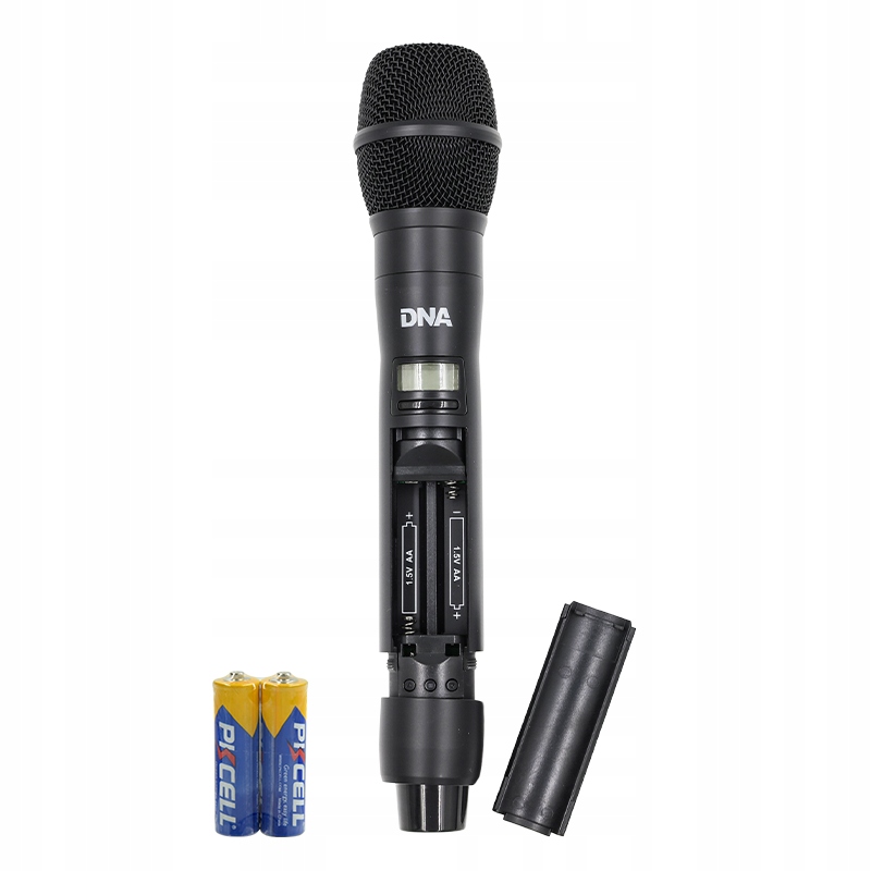 DNA TDRV 2 ZESTAW 2X MIKROFON DORĘCZNY BEZPRZEWODOWY + ODBIORNIK UHF Marka DNA
