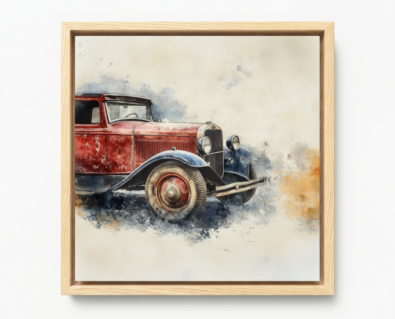 Obraz Rám American Box Auto Oldtimer Pamiatka Motorizácia 60x60
