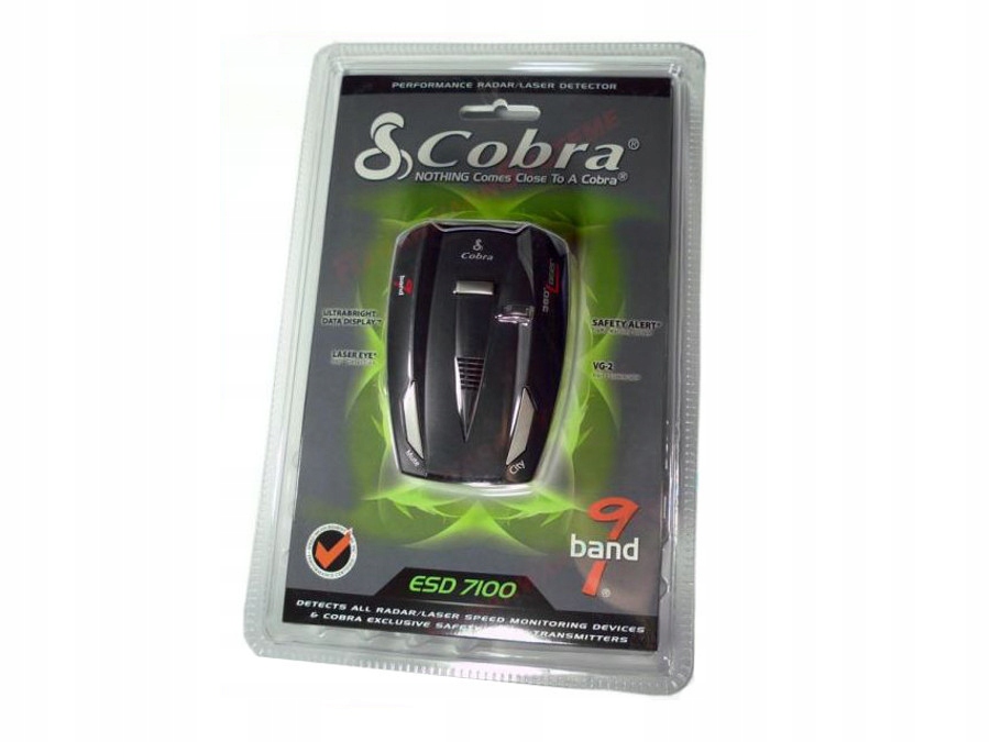 ANTYRADAR COBRA ESD 7100 4 Sygnaly Lasera Model ESD 7100