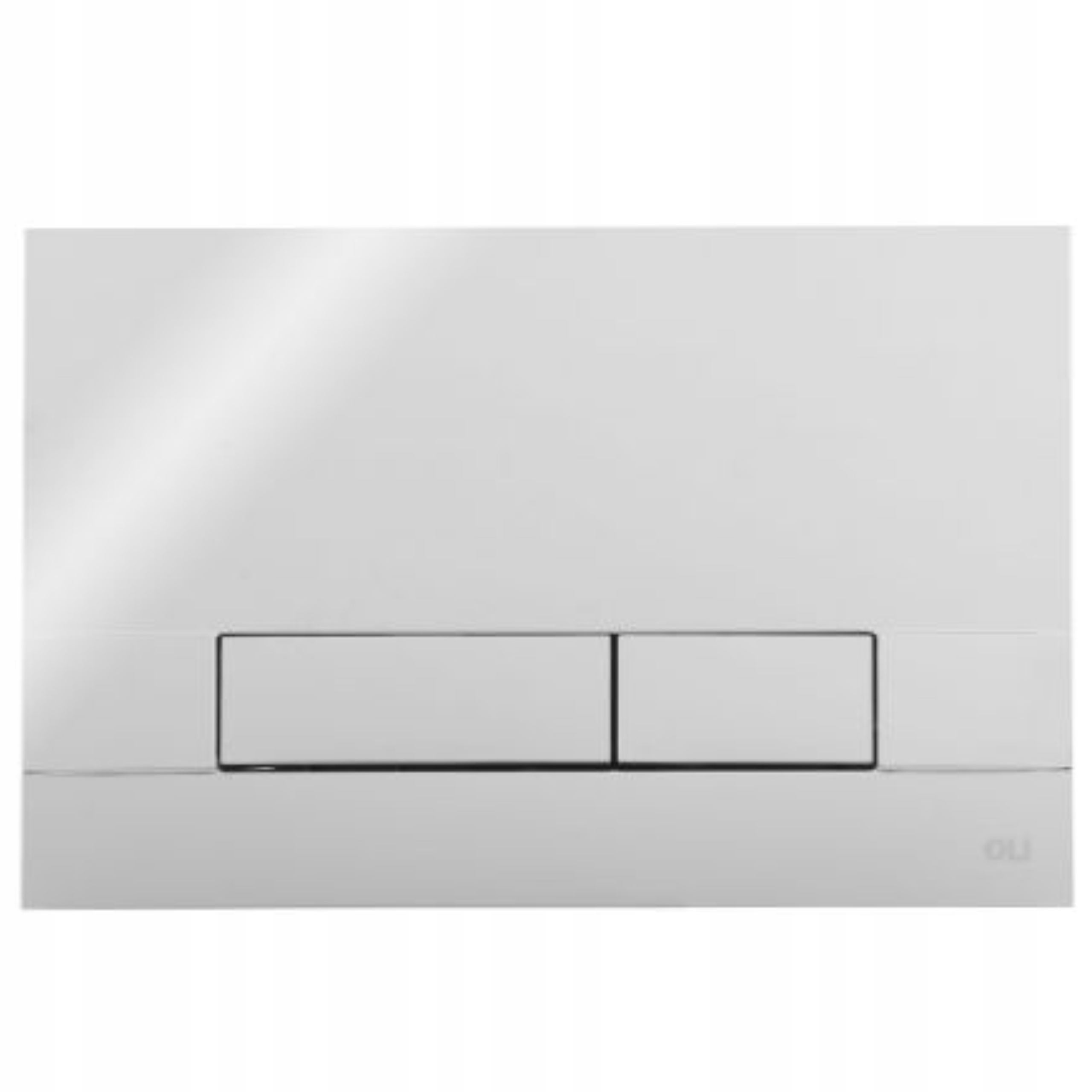 Splachovací tlačítko Narrow Chrom Lesk pro rám Kolo Slim 9923500 99640