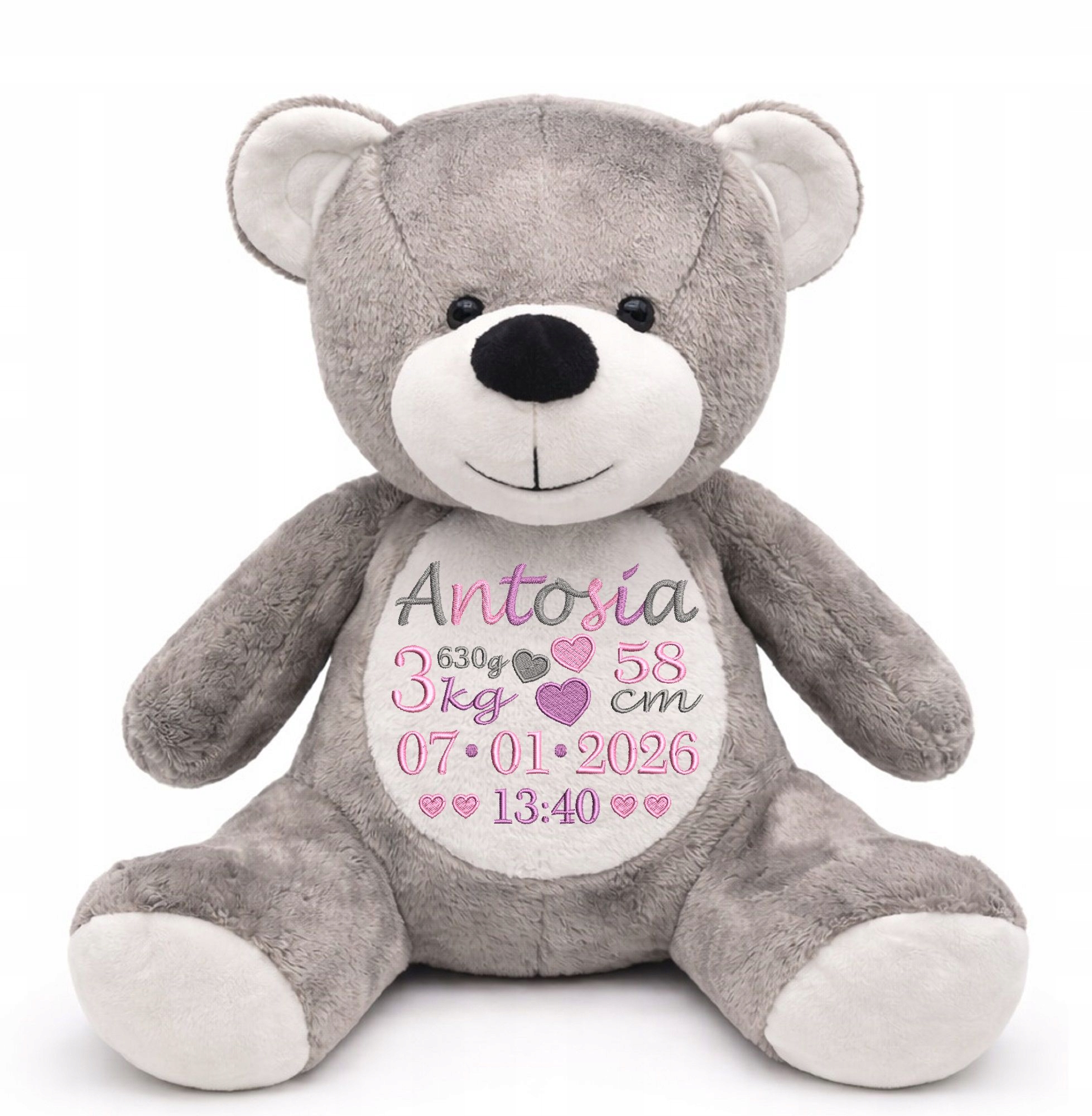 Medvídek s metrikou – suvenýr k narozeninám dítěte
