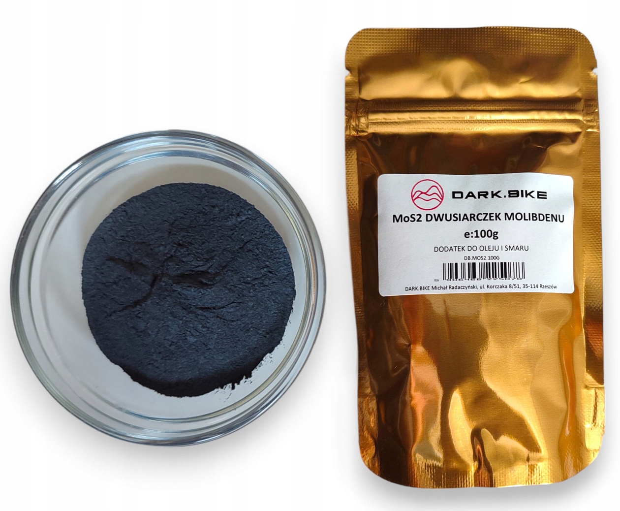 Dwusiarczek Molibdenu MoS2 100g Dodatek do Oleju Silnikowego Skrzyni Biegów