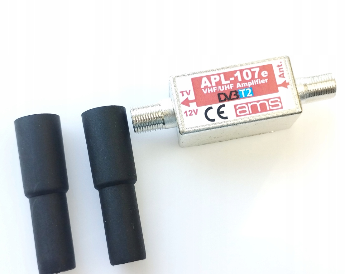 [1szt] Wzmacniacz Ant do 23dB APL-107e z filtrem eliminuje zakłócenia Lte