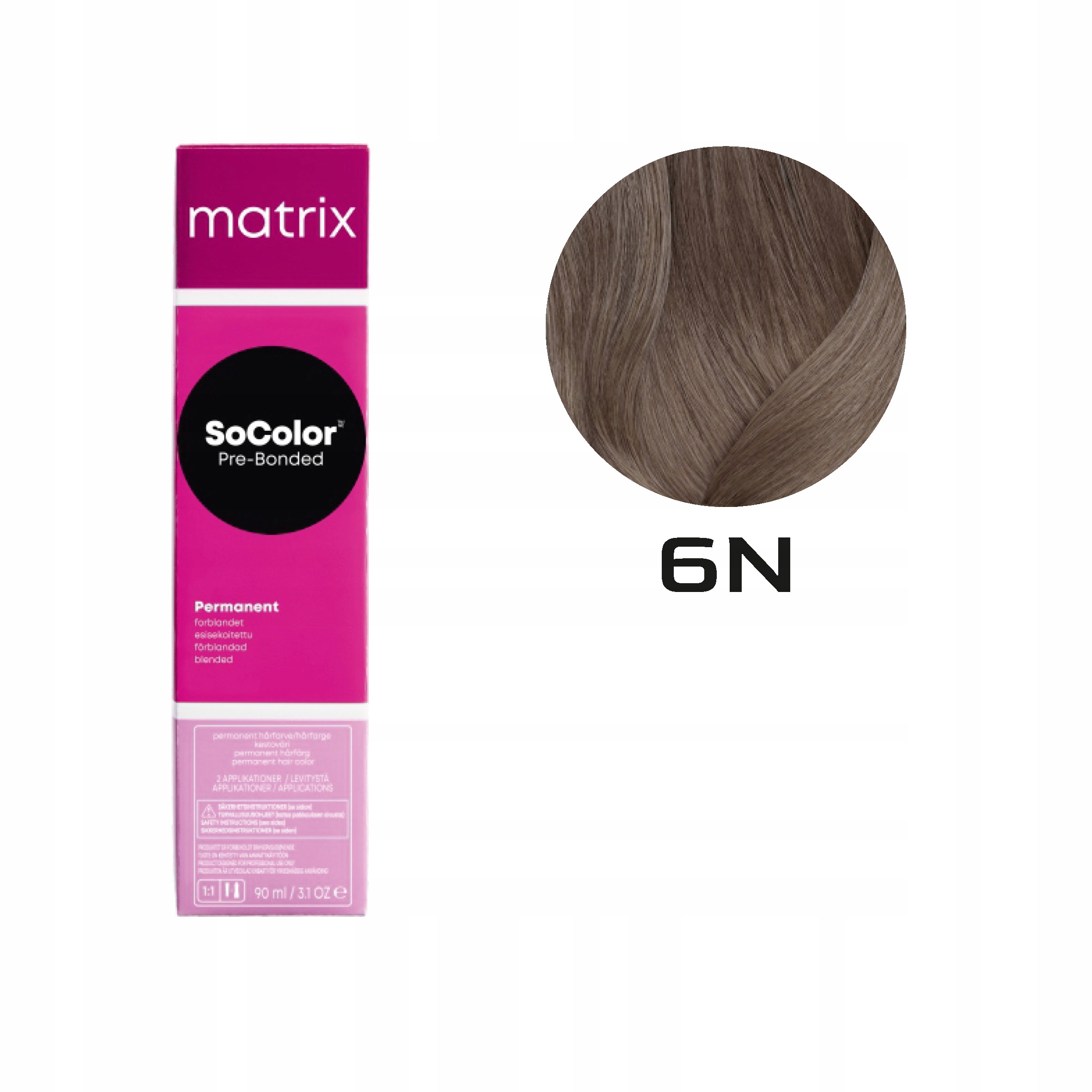 Matrix SoColor 6N Farba do włosów 90 ml